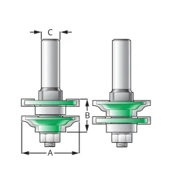 Online Small Reversible Ogee Frame Bit Routing
