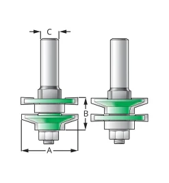 Clearance Small Reversible Panel Frame Bit Routing