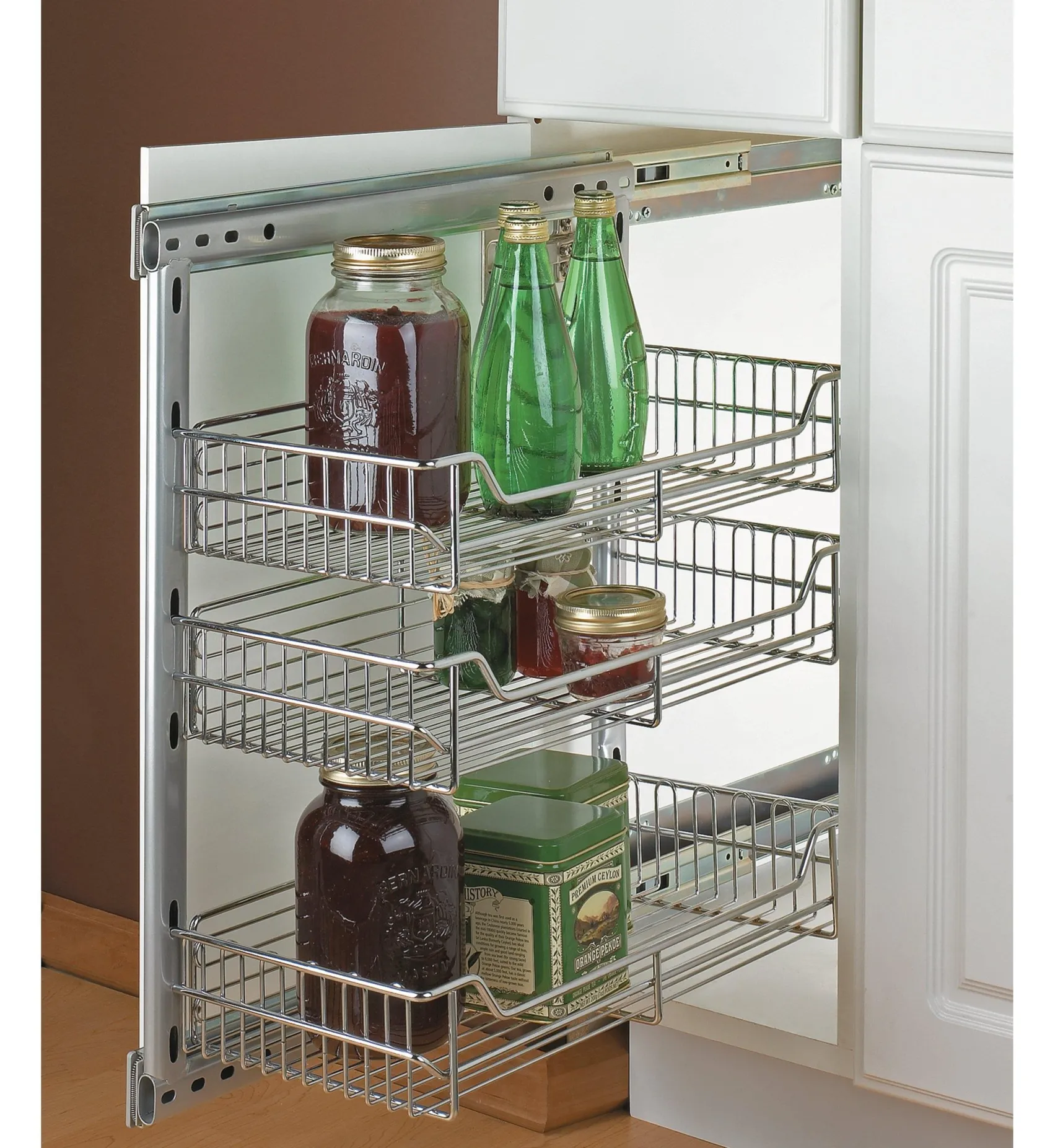 Small Side-Mount Pullouts Kitchen Hardware