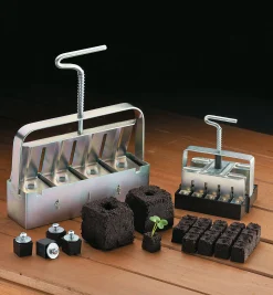 Best Soil Cube & Block Molds Set Seed Starting