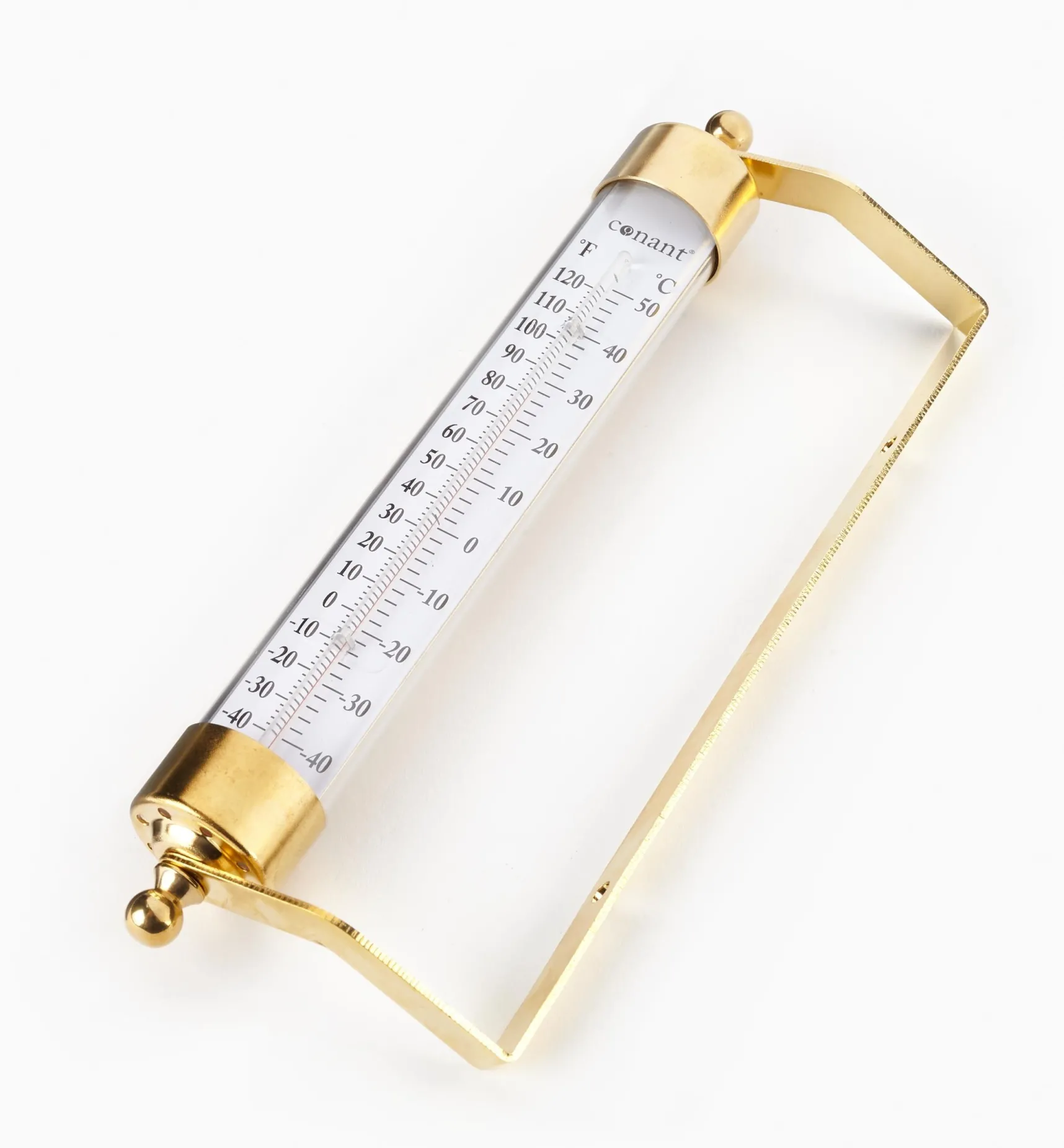 Hot Solid Brass Thermometer Weather Measurement
