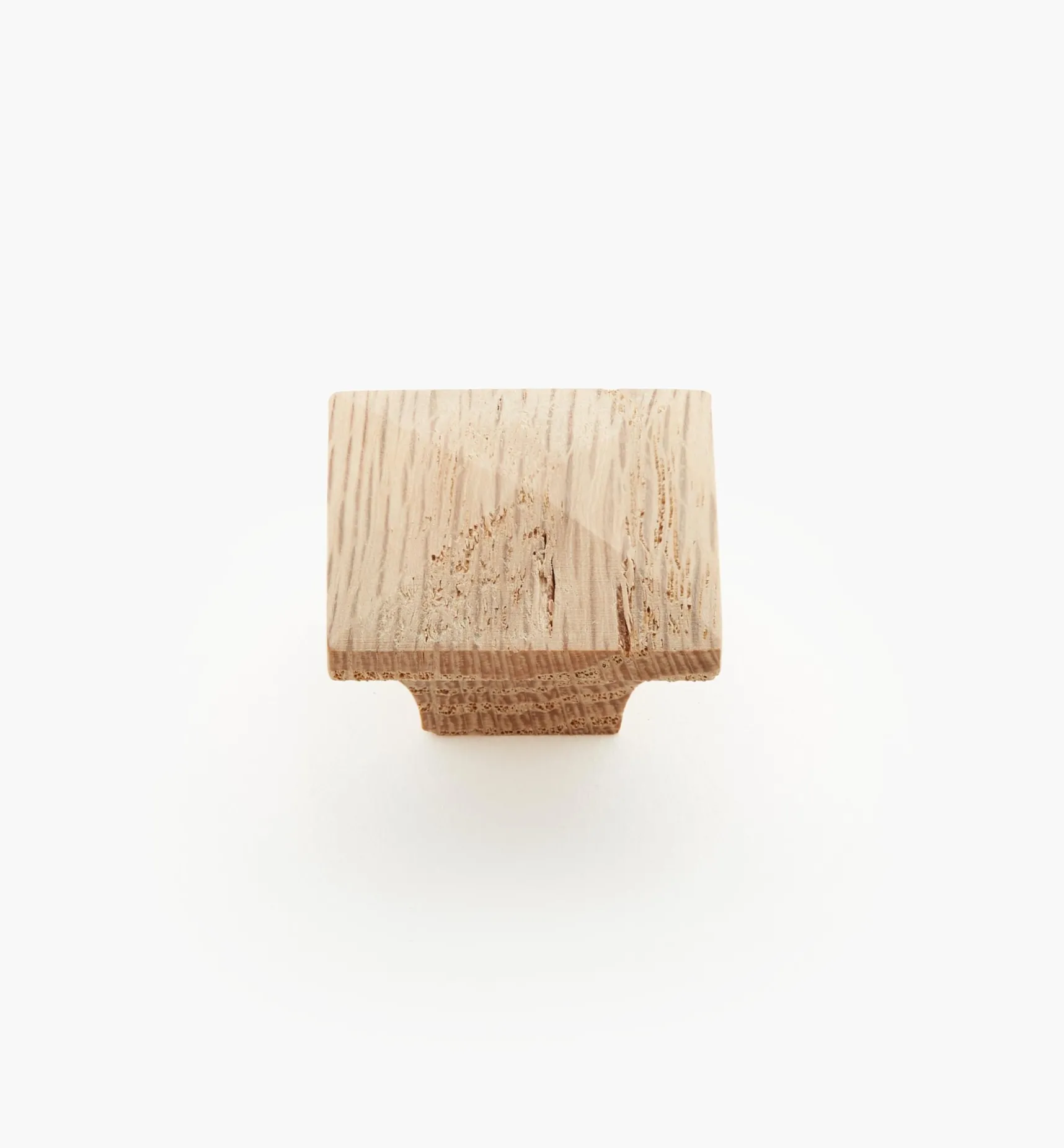 New Squared Wood Pyramid Knob Knobs