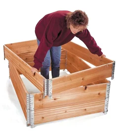 Best Stacking Corners For Raised-Bed Or Wagon Construction Container Gardening