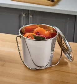 Outlet Stainless-Steel Compost Pails Composting|Composting