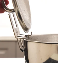 Outlet Stainless-Steel Pot Lid Holder Kitchen Tools