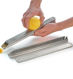 New Stainless-Steel Rasp & Zester Holder Kitchen Tools
