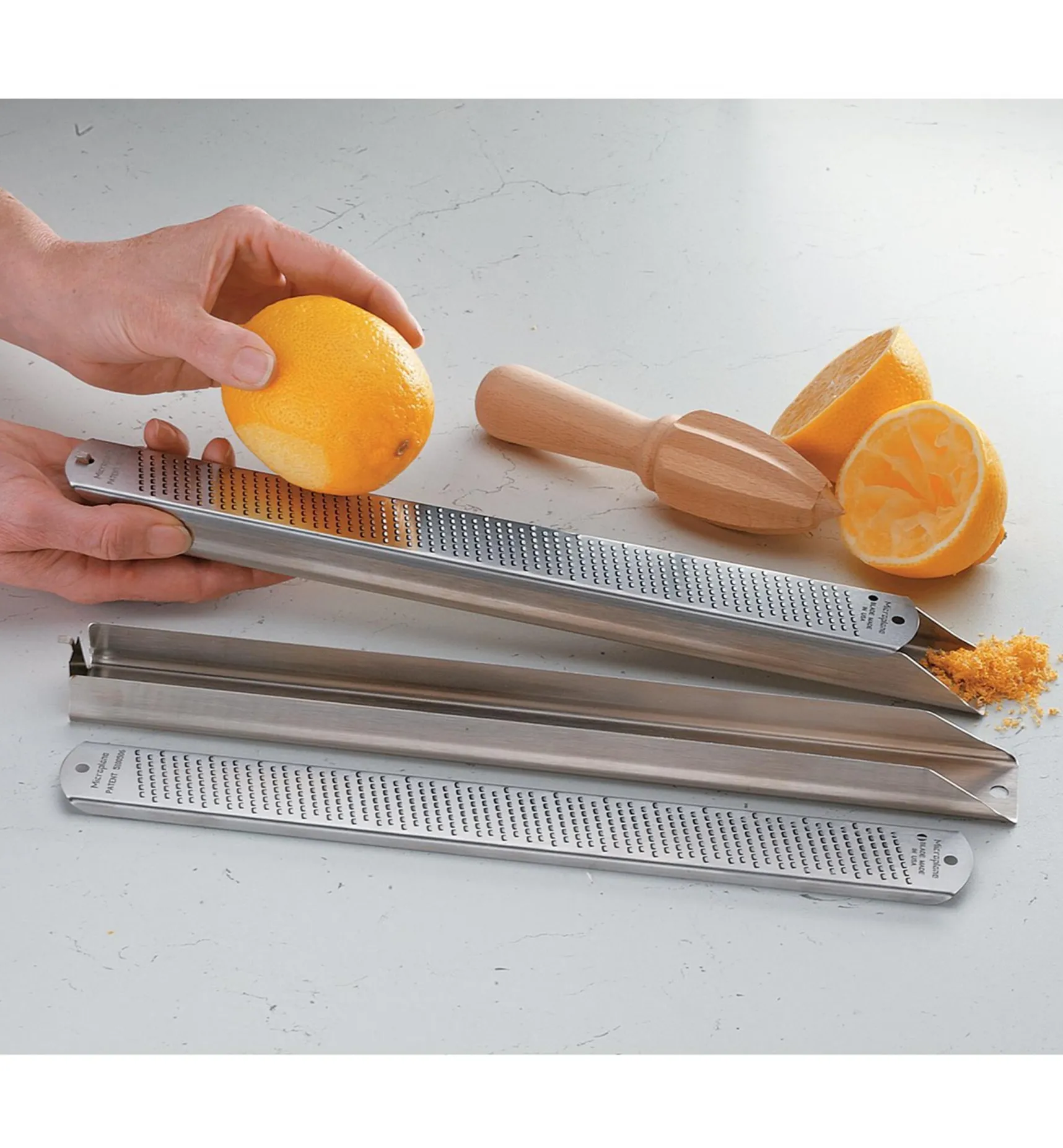 New Stainless-Steel Rasp & Zester Holder Kitchen Tools