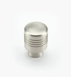 Stainless-Steel Ribbed Knobs Knobs