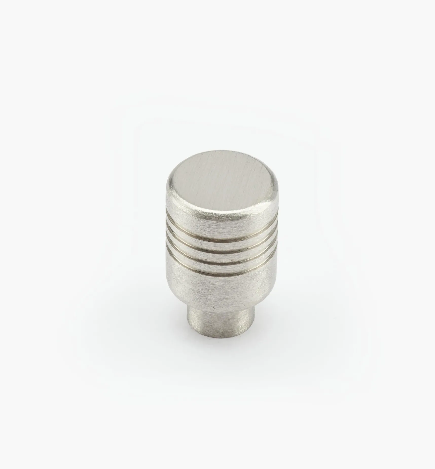 Stainless-Steel Ribbed Knobs Knobs