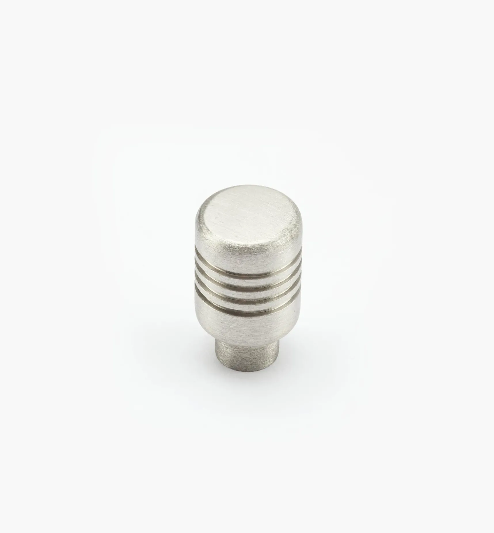 Stainless-Steel Ribbed Knobs Knobs