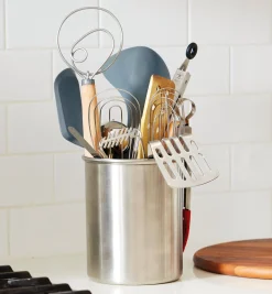 New Stainless-Steel Utensil Holder Cooking Utensils