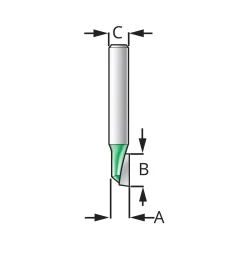 Online Stubby Straight Bit Routing
