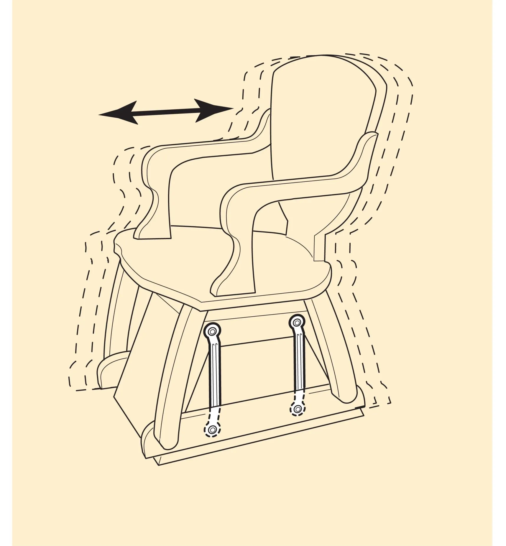 Discount Swinging (Glider) Chair Brackets Project Supplies