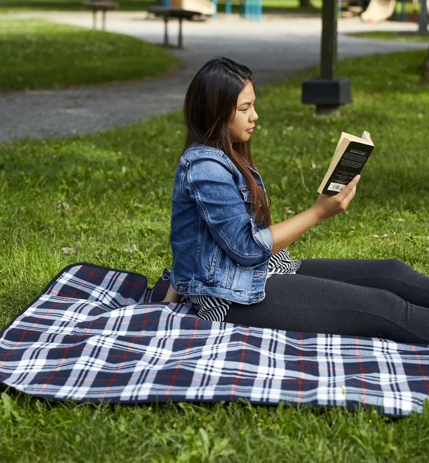 Sale Tartan Outdoor Lined Blanket Car Care