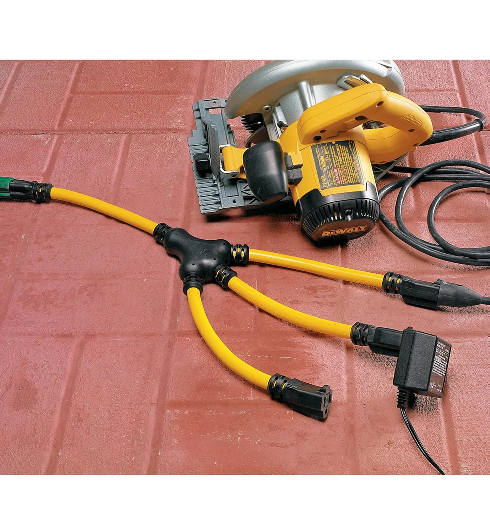 Outlet Three-Way Y-Adapter Power Cords & Bars