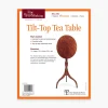 Discount Tilt-Top Tea Table Plan Plans