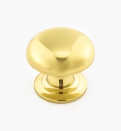 New Turned Brass Domed Knobs Knobs