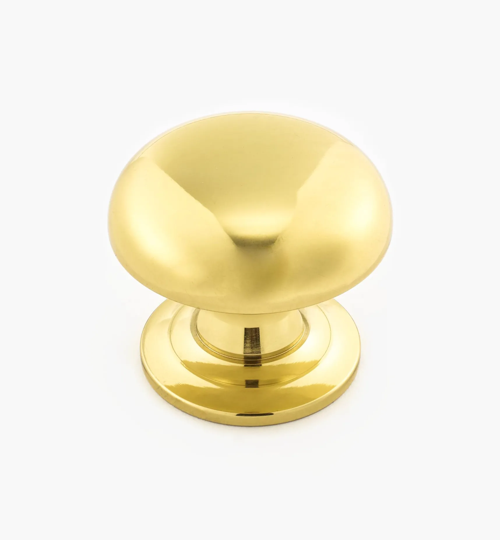 New Turned Brass Domed Knobs Knobs