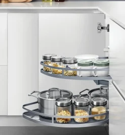 Outlet Two-Tier Corner Swing Tray Kitchen Hardware