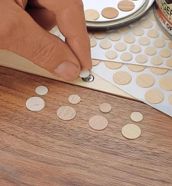 Unfinished Wood Screw Covers Fasteners
