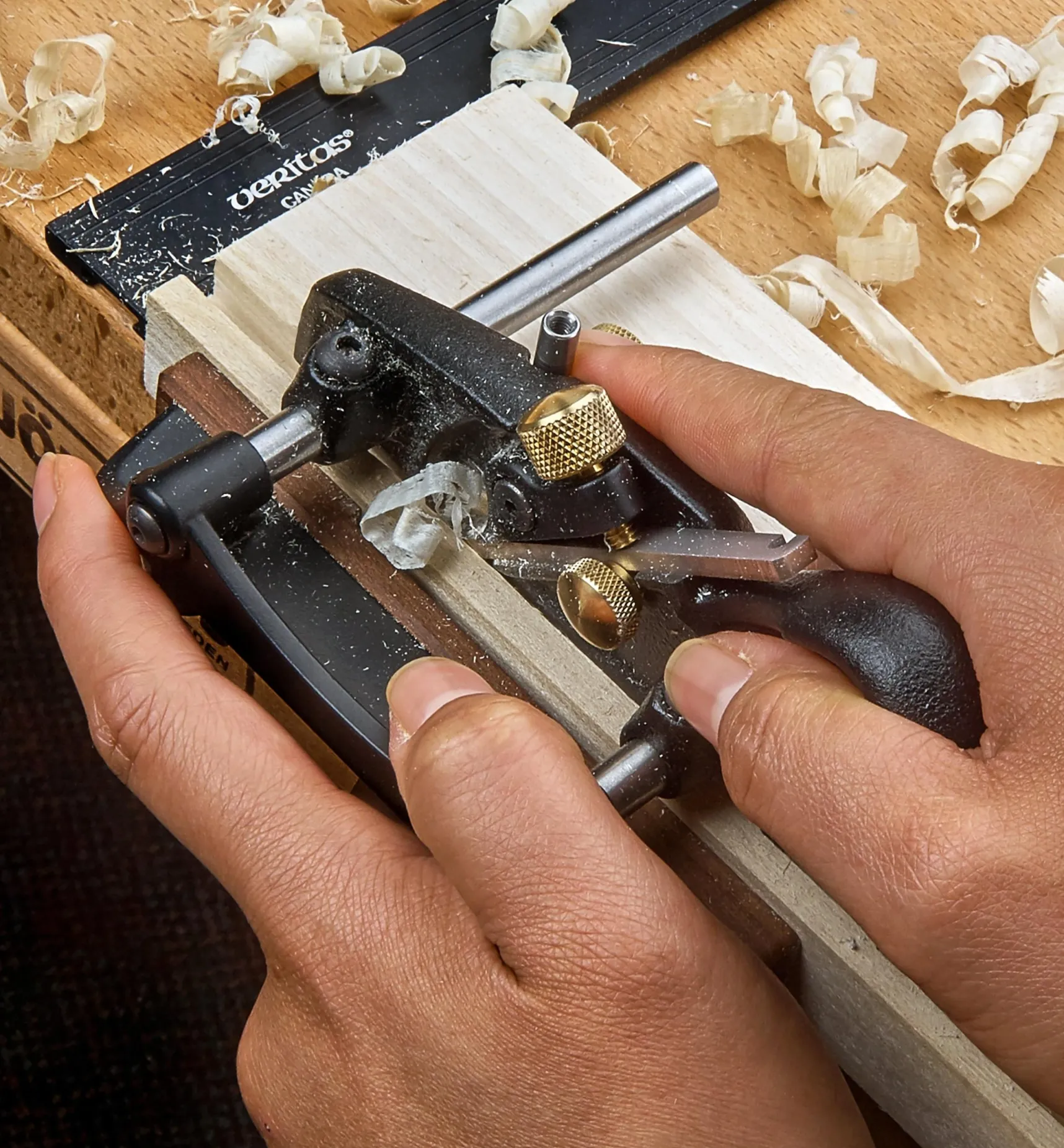 Discount Veritas Right-Hand Box-Maker’s Plow Plane Planes