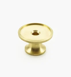 Hot Veritas Smooth-Rimmed Brass Insert Knobs Knobs