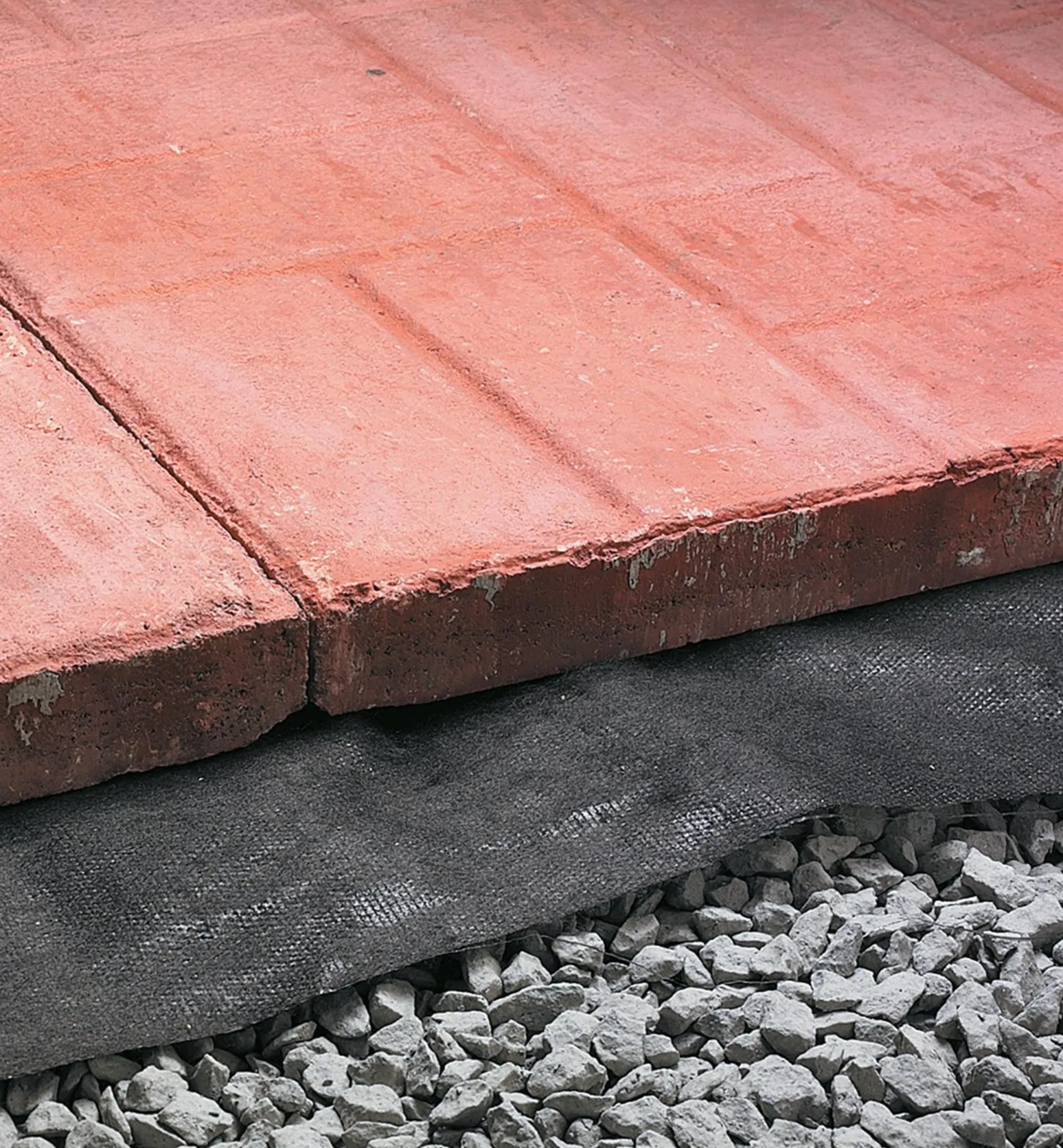 Weed-Barrier Fabric Weeding