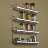 Clearance Wide Four-Shelf Screw-Mount Spice Rack Kitchen Hardware
