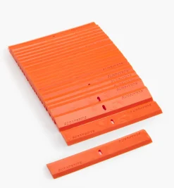Discount Wide Orange Plastic Razor Blades Scrapers