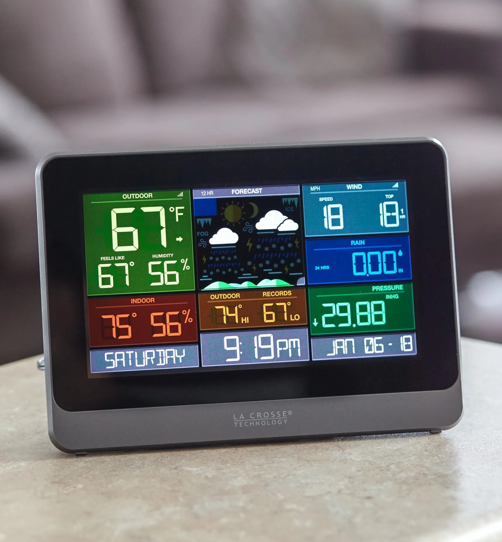 Outlet Wi-Fi Weather Station With Wind And Rain Weather Measurement