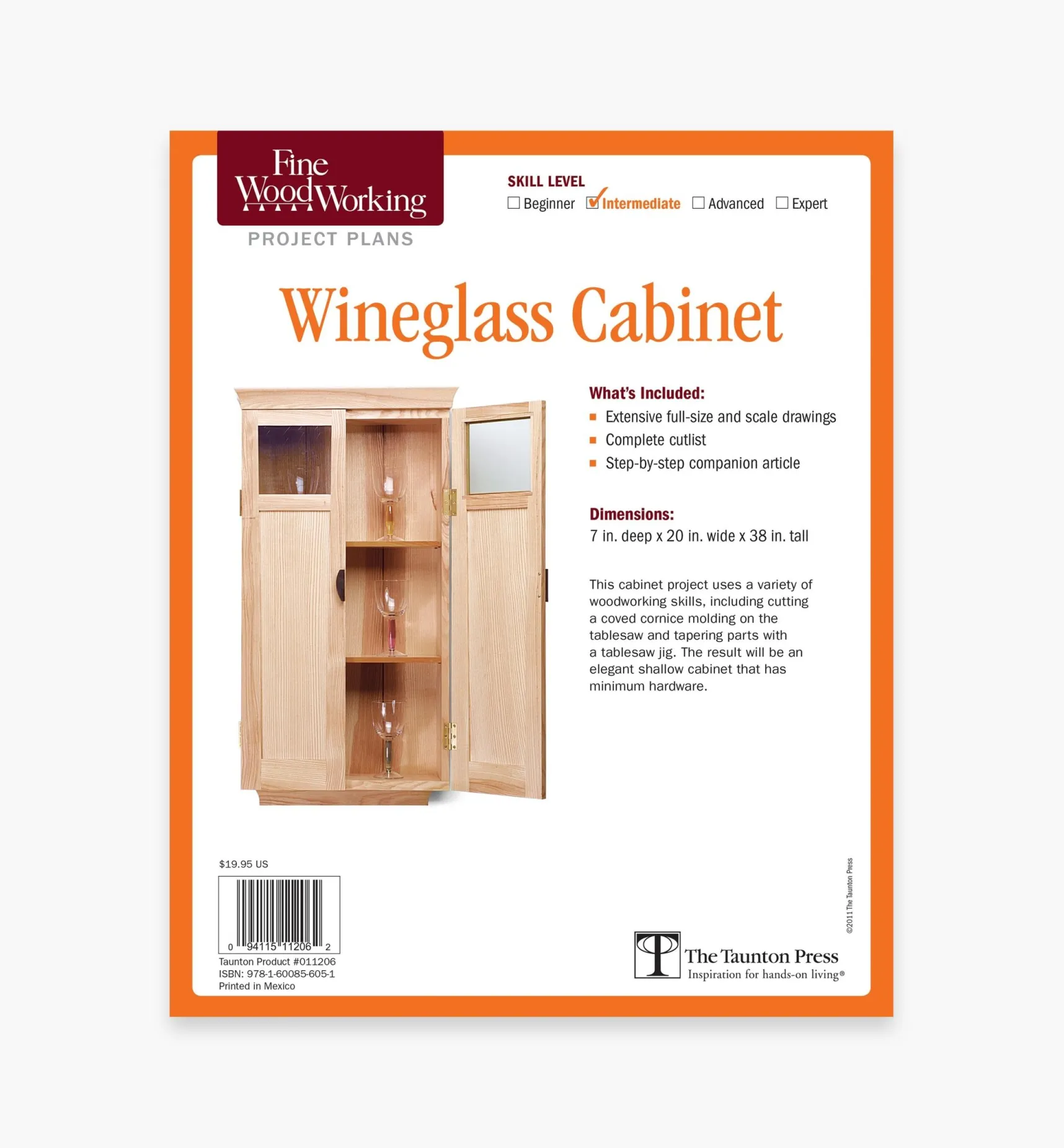 Wineglass Cabinet Plan Plans