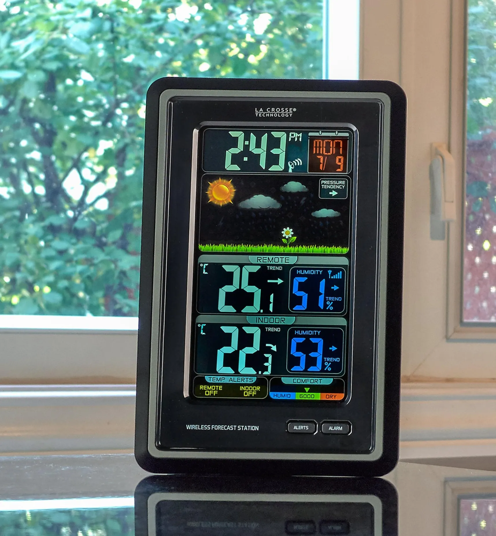 Wireless Color Forecast Station Weather Measurement