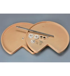 Outlet Wooden Kidney Shelf Set Kitchen Hardware