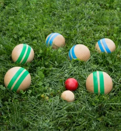 Wooden Pétanque Set Outdoor Recreation