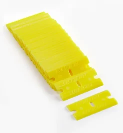 New Yellow Plastic Razor Blades Scrapers